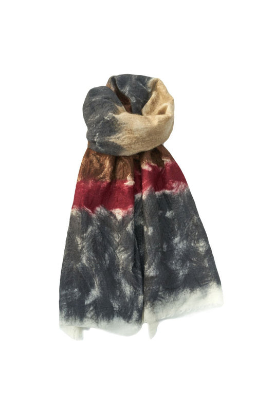 SILVANA MANETTI - CASHMERE WOOL STOLE - ABSTRACT No.64