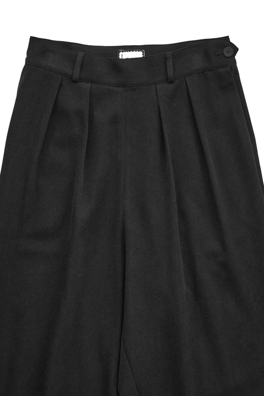 humoresque - WIDE PANTS - BLACK