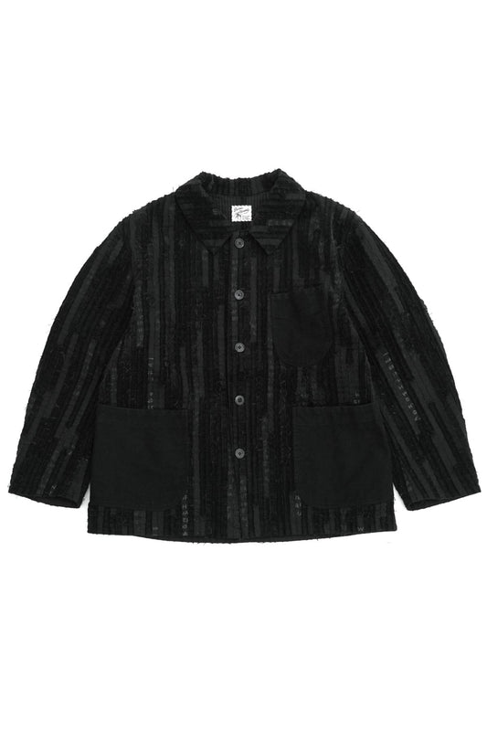 Porter Classic - ★★★ HAGIRE FRENCH JACKET - BLACK