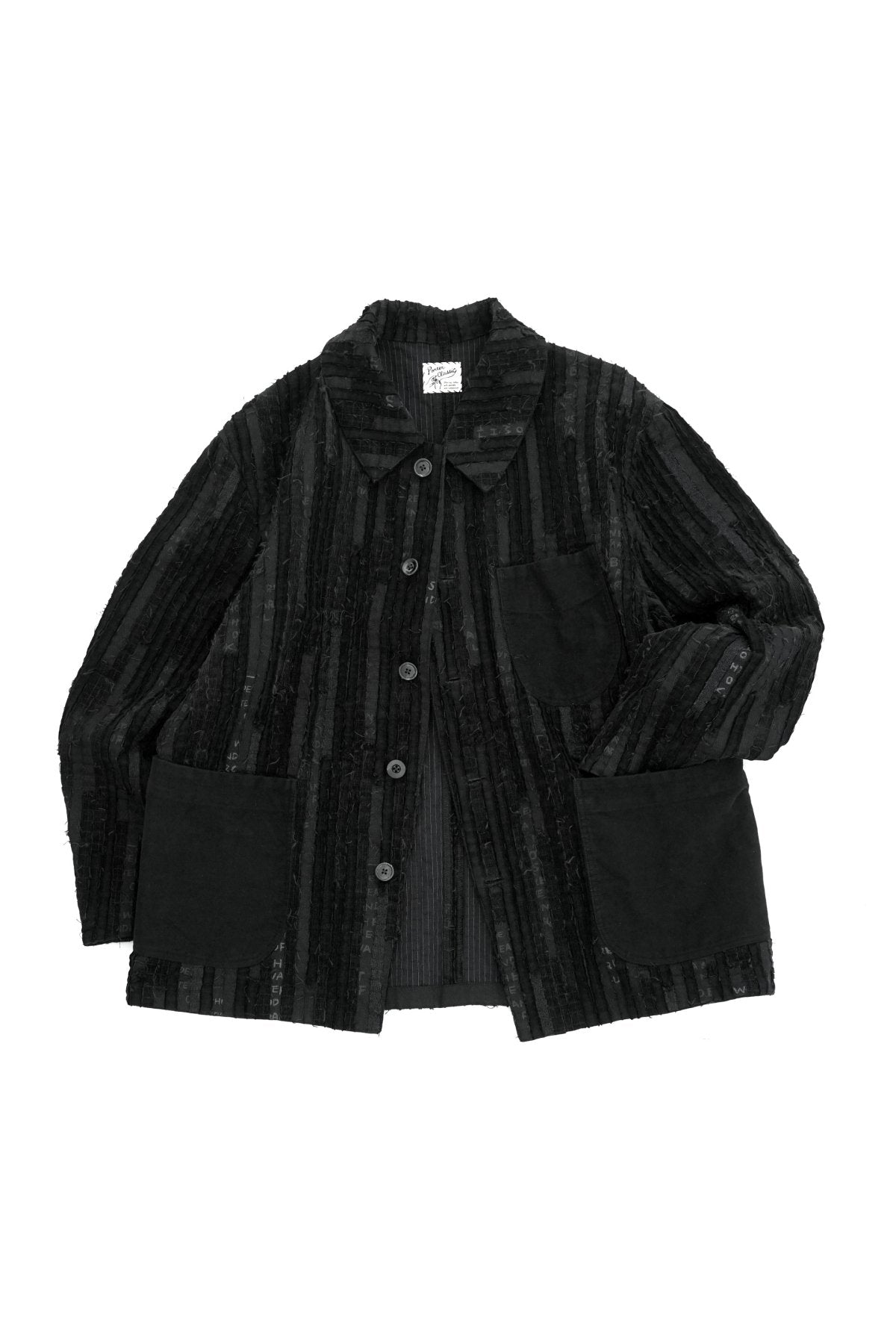 Porter Classic - ★★★ HAGIRE FRENCH JACKET - BLACK