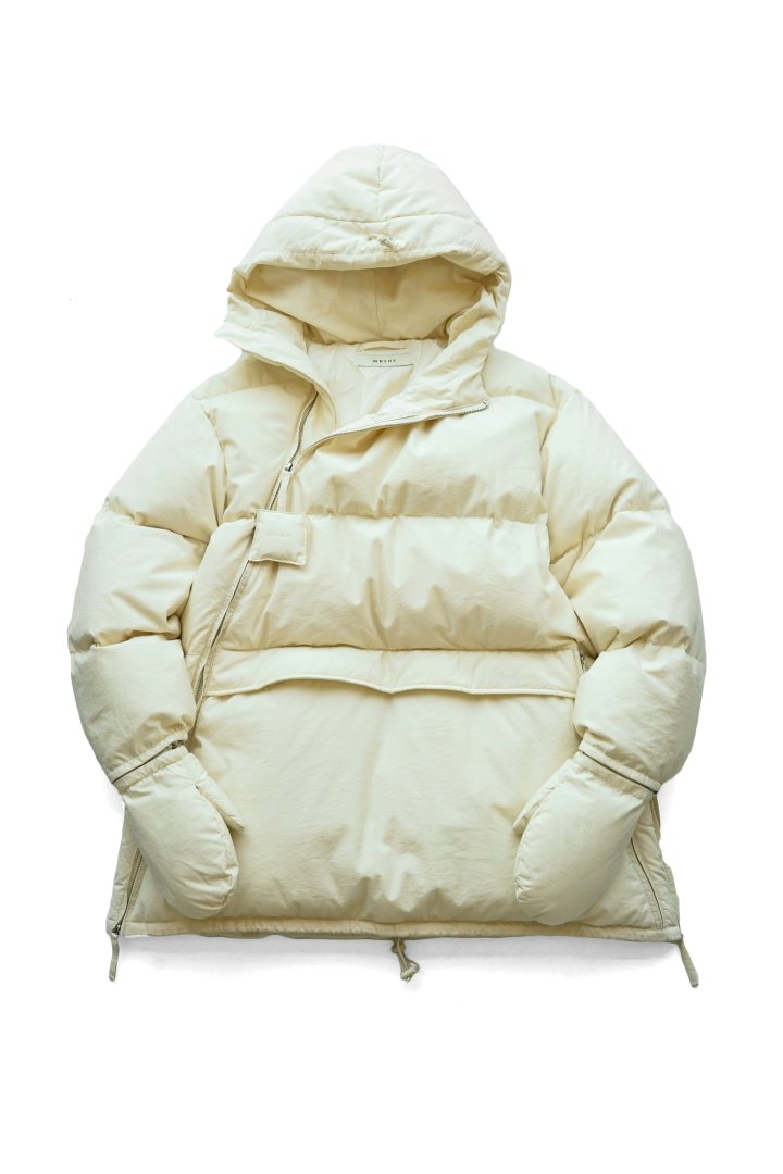 WRYHT - ASYMMETRY FRONT DOWN JACKET - NATURAL