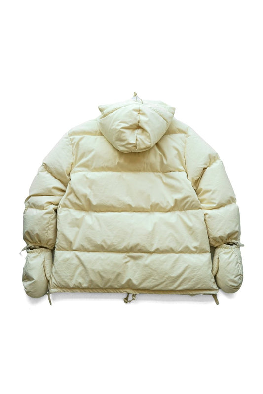 WRYHT - ASYMMETRY FRONT DOWN JACKET - NATURAL