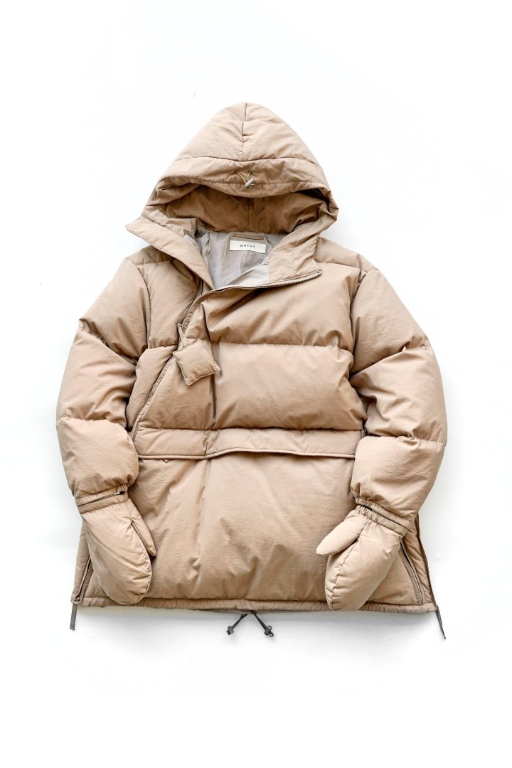 WRYHT - ASYMMETRY FRONT DOWN JACKET - DUNE