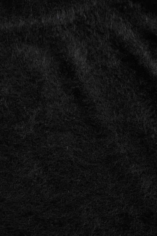 humoresque - CASHMERE FUR SKIRT - BLACK