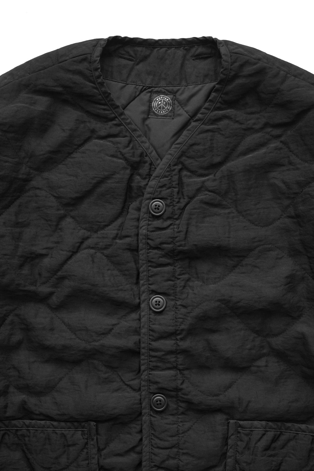 Porter Classic - SUPER NYLON MILITARY LINER - BLACK