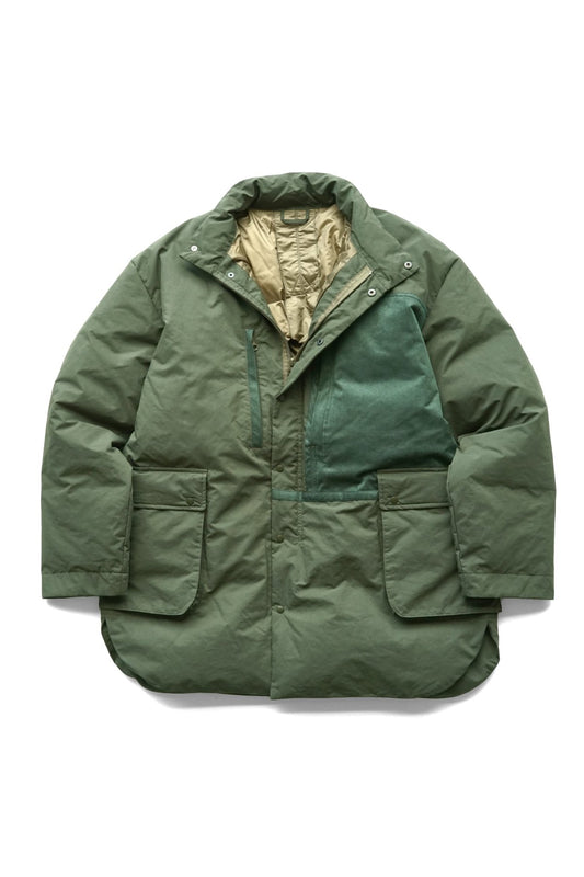 Porter Classic - WEATHER DOWN SHIRT JACKET - OLIVE