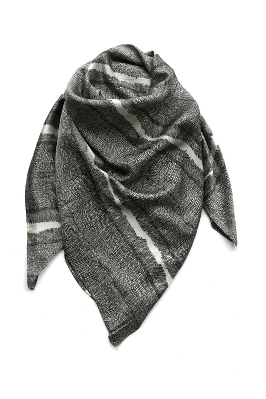 humoresque - SCARF etching - CHARCOAL