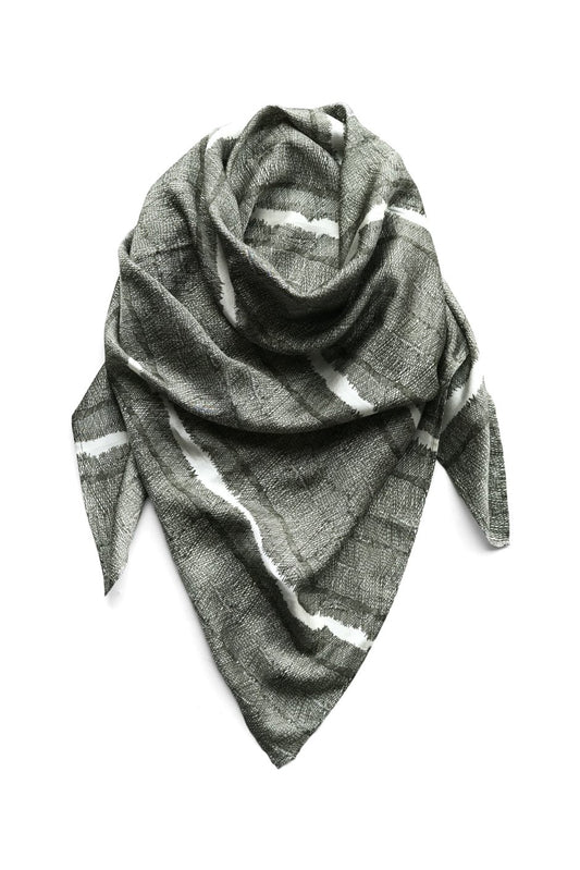 humoresque - SCARF etching - KHAKI