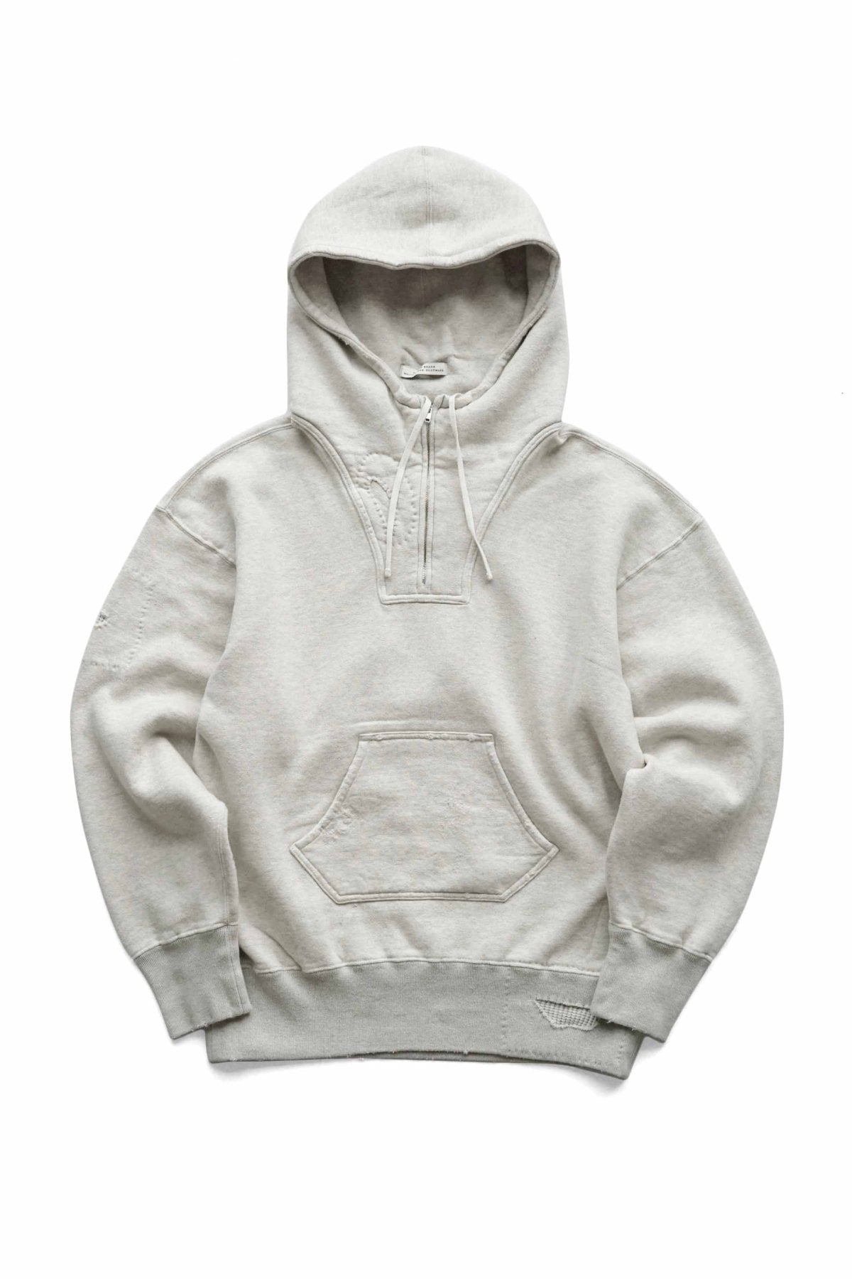 OLD JOE - PATINA COTTON SWEAT HOODIE(SCAR FACE) - FOG