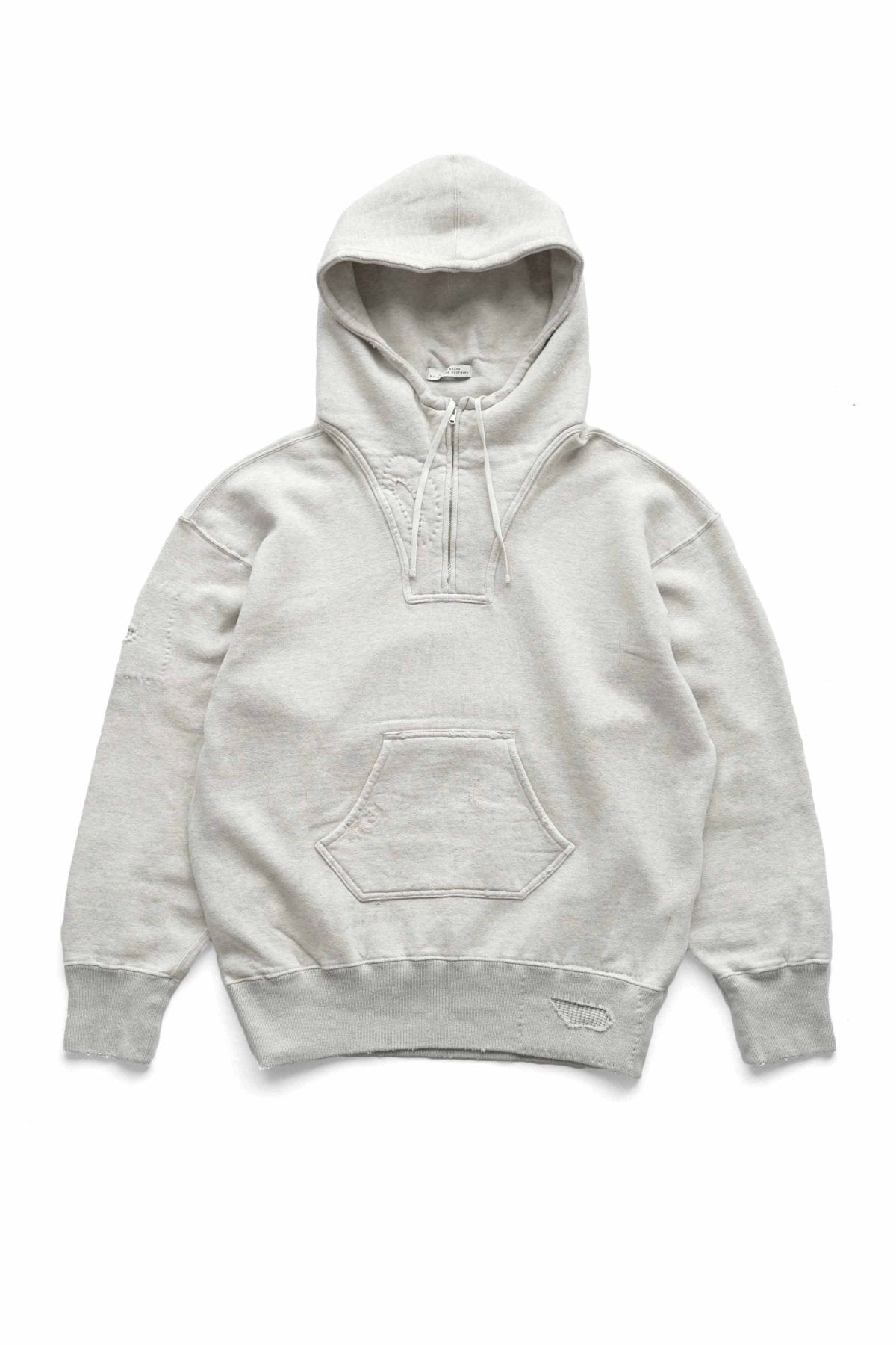 OLD JOE - PATINA COTTON SWEAT HOODIE(SCAR FACE) - FOG