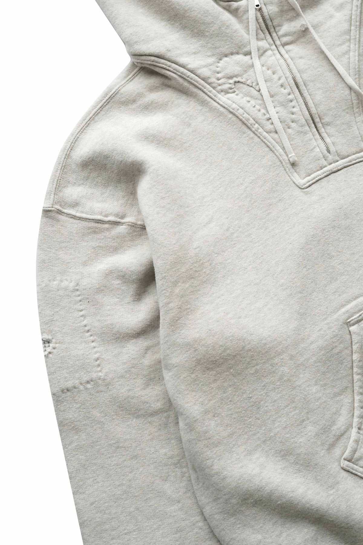 OLD JOE - PATINA COTTON SWEAT HOODIE(SCAR FACE) - FOG