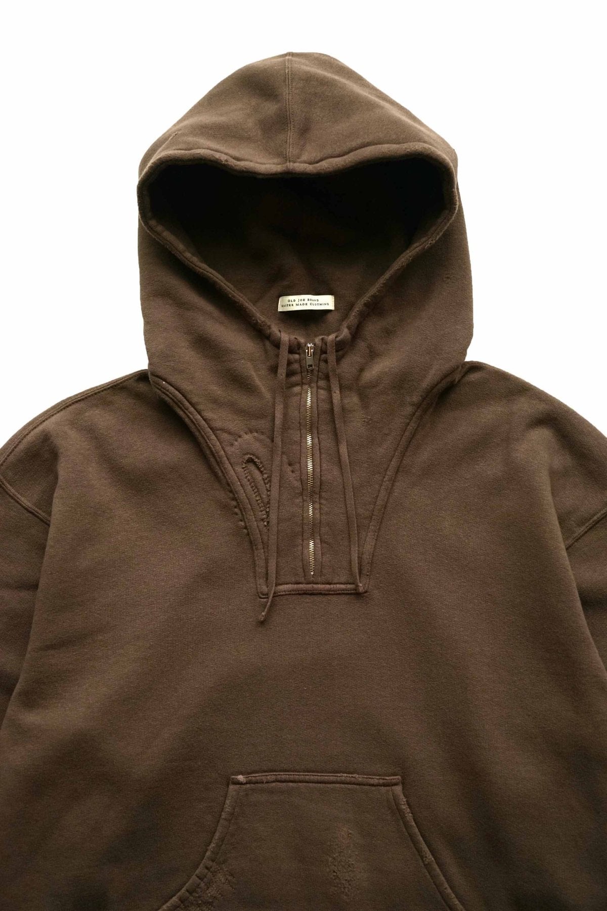 OLD JOE - PATINA COTTON SWEAT HOODIE(SCAR FACE) - MINK