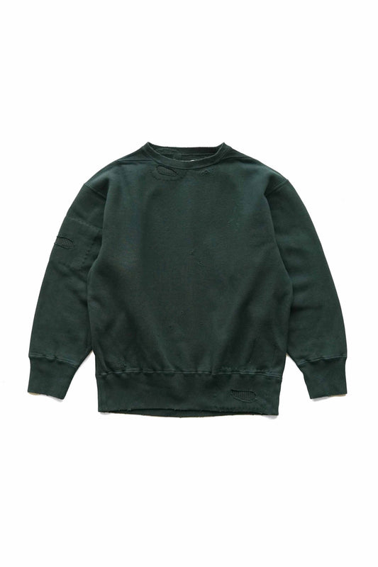 OLD JOE - PATINA COTTON SWEAT CREW-NECK(SCAR FACE) - KESWICK