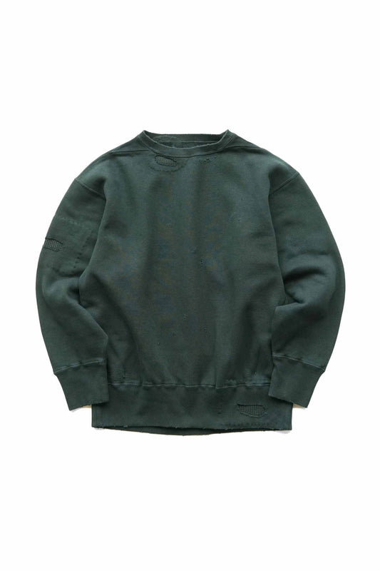 OLD JOE - PATINA COTTON SWEAT CREW-NECK(SCAR FACE) - KESWICK