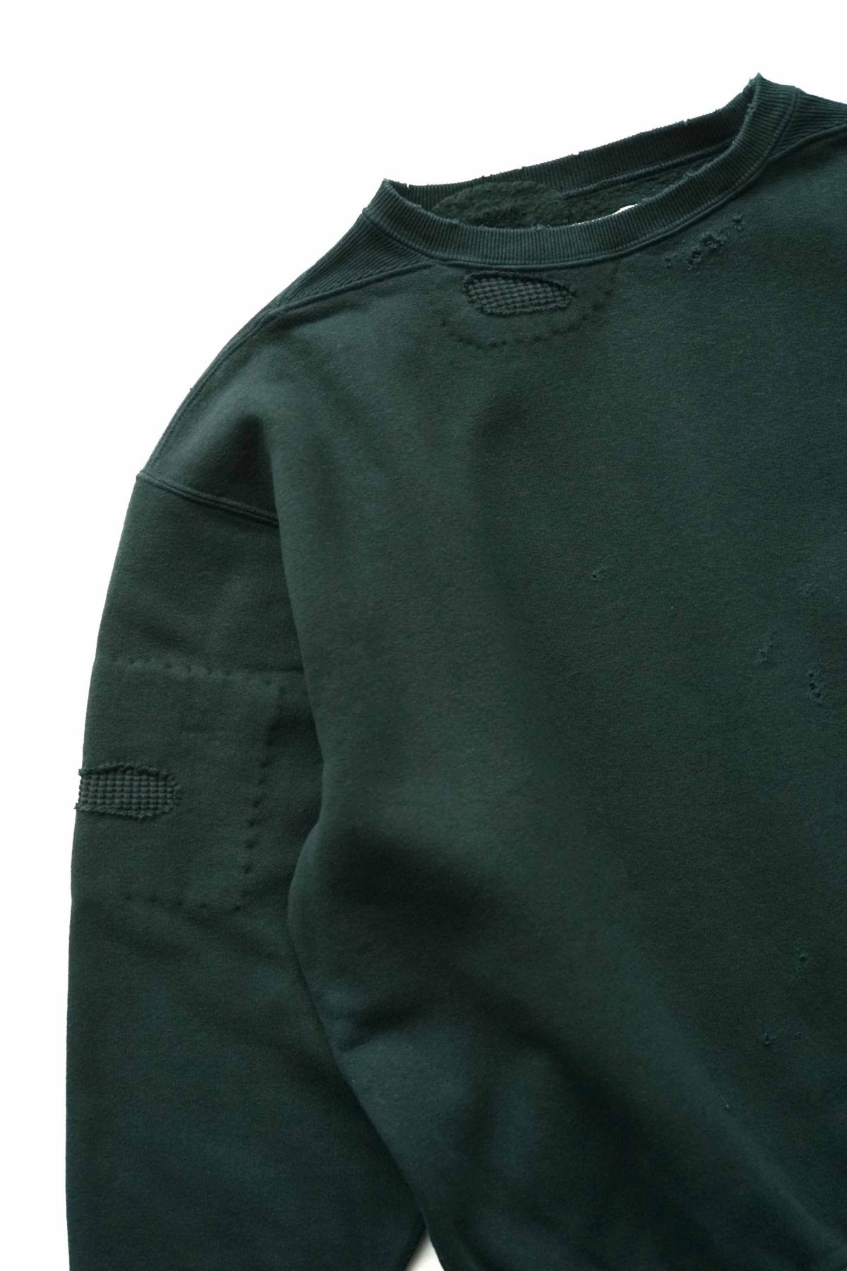 OLD JOE - PATINA COTTON SWEAT CREW-NECK(SCAR FACE) - KESWICK