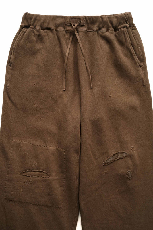 OLD JOE - PATINA COTTON SWEAT TROUSER(SCAR FACE) - MINK