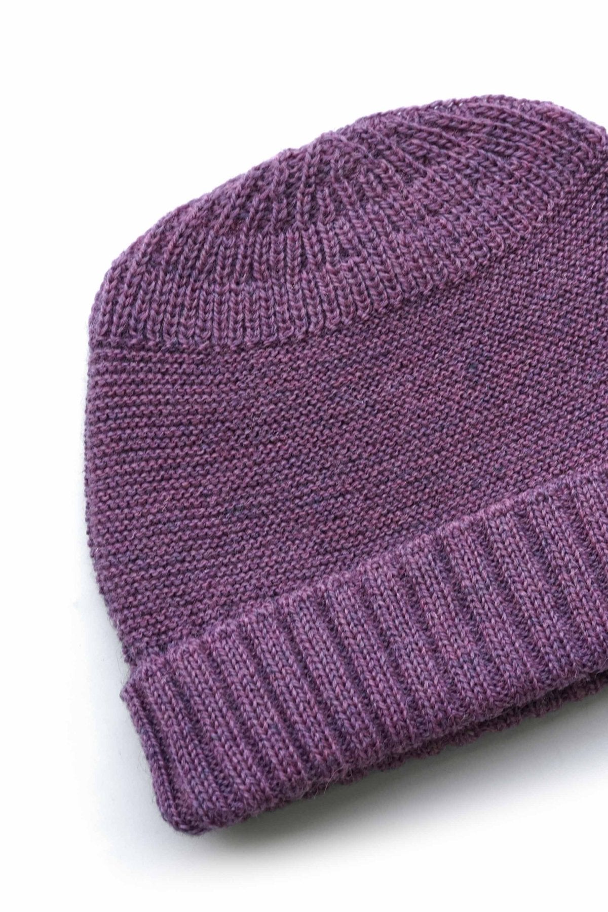 OLD JOE - TWEEDY YARN SWEATER CAP - PLUM