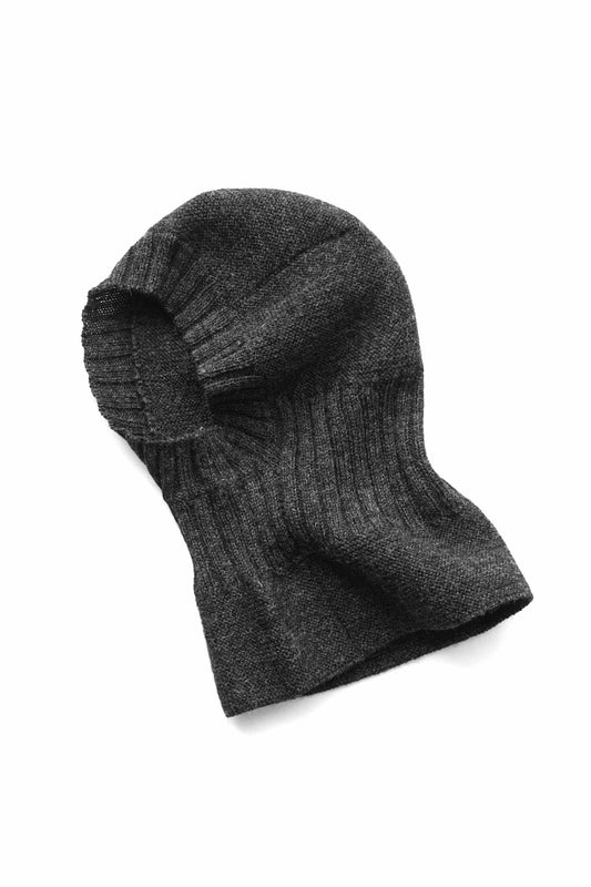 OLD JOE - TWEEDY YARN BALACLAVA - GRAPHITE