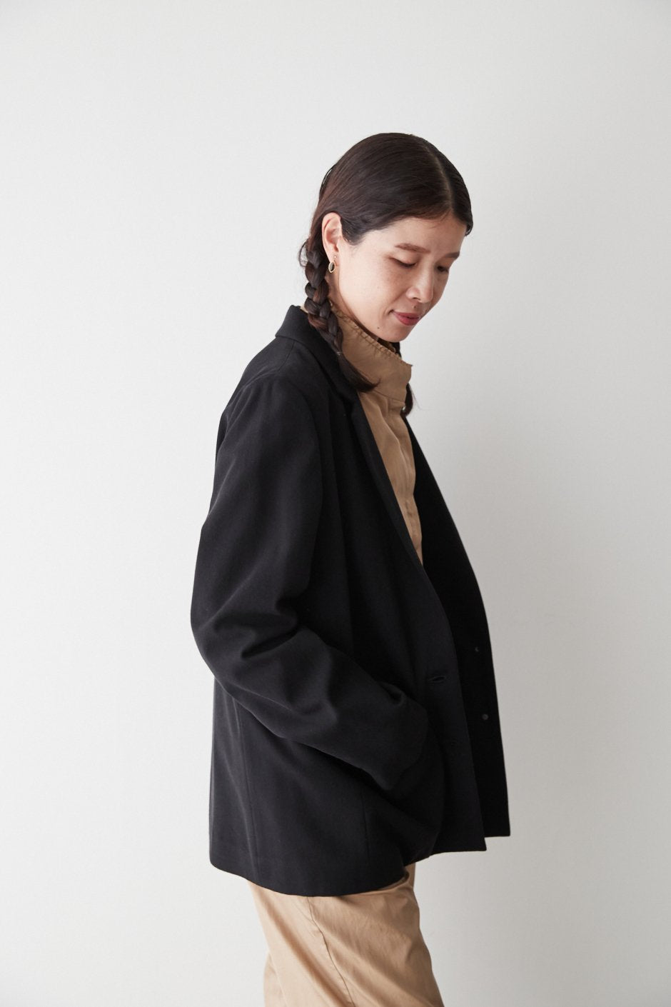 humoresque - TAILORED JACKET - BLACK