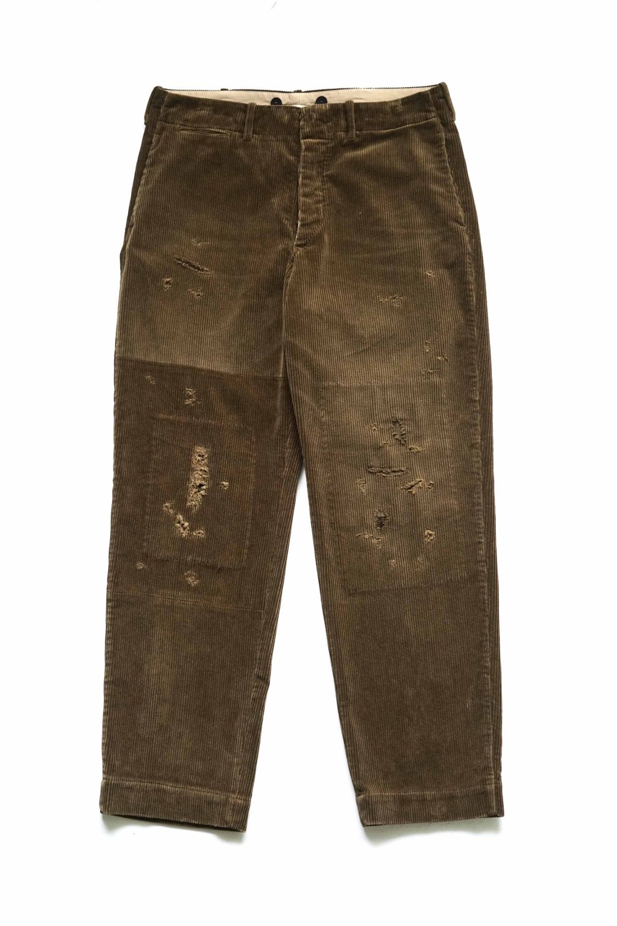 OLD JOE - PADED BACK ROVER TROUSER (SCAR FACE) - MOSS