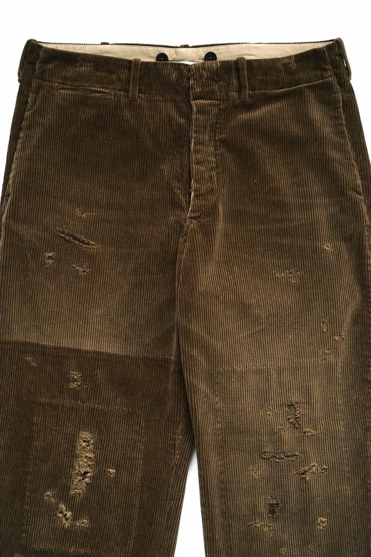 OLD JOE - PADED BACK ROVER TROUSER (SCAR FACE) - MOSS