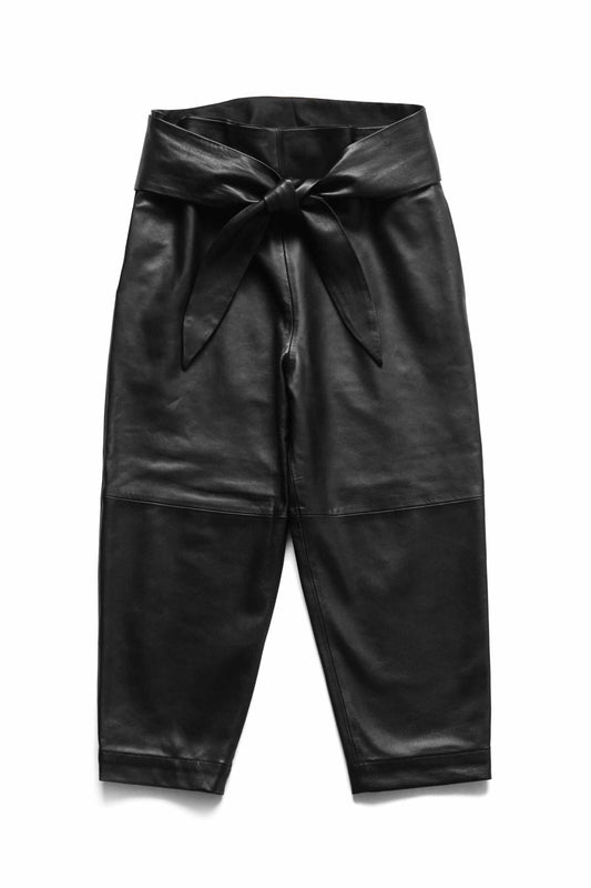 quitan - ★★★ Ramb Leather "Musubi" EASY PANTS - BLACK