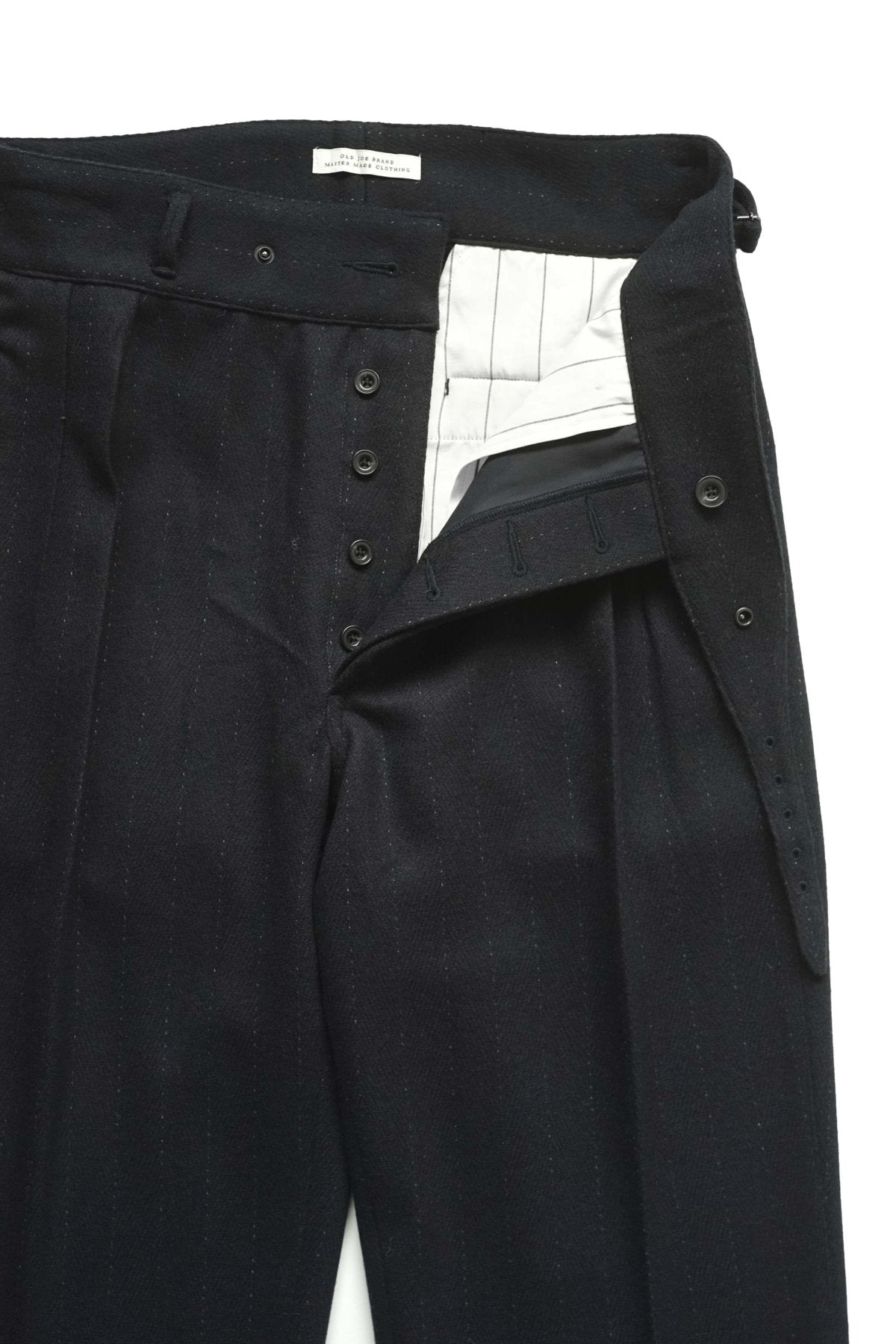 OLD JOE ★★★ - SIDE BUCKLE GRUKHA TROUSER - NOCTURNE STRIPE