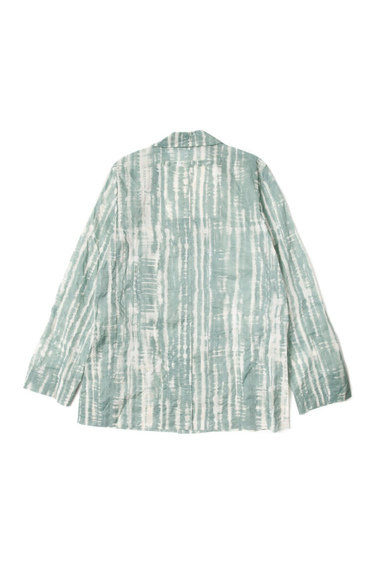 toogood - THE PHOTOGRAPHER JACKET - STRIPED ORGANDY - SEA GREEN