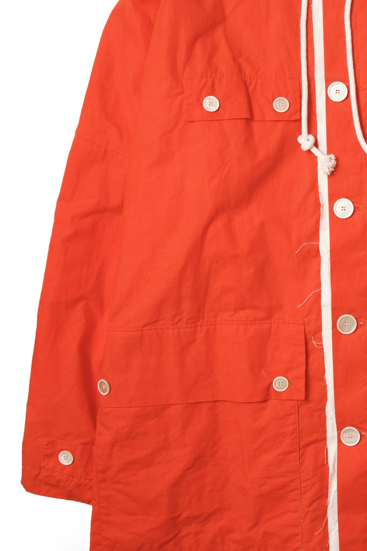 toogood - THE TRAWLERMAN COAT - WAXED COTTON - BUOY ORANGE