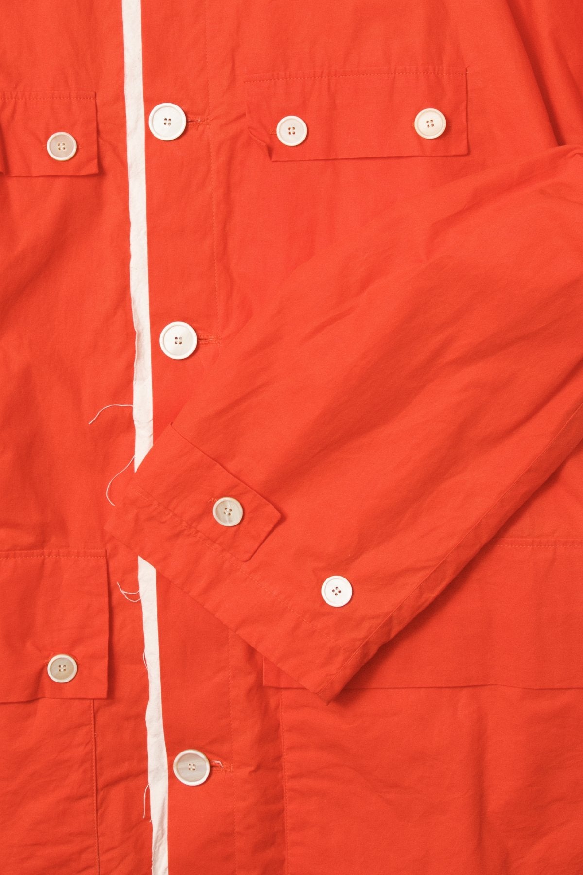 toogood - THE TRAWLERMAN COAT - WAXED COTTON - BUOY ORANGE