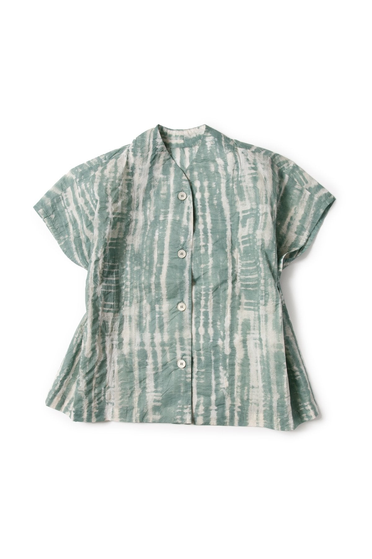 toogood - THE CHANDLER SHIRT - STRIPED ORGANDY SEA GREEN