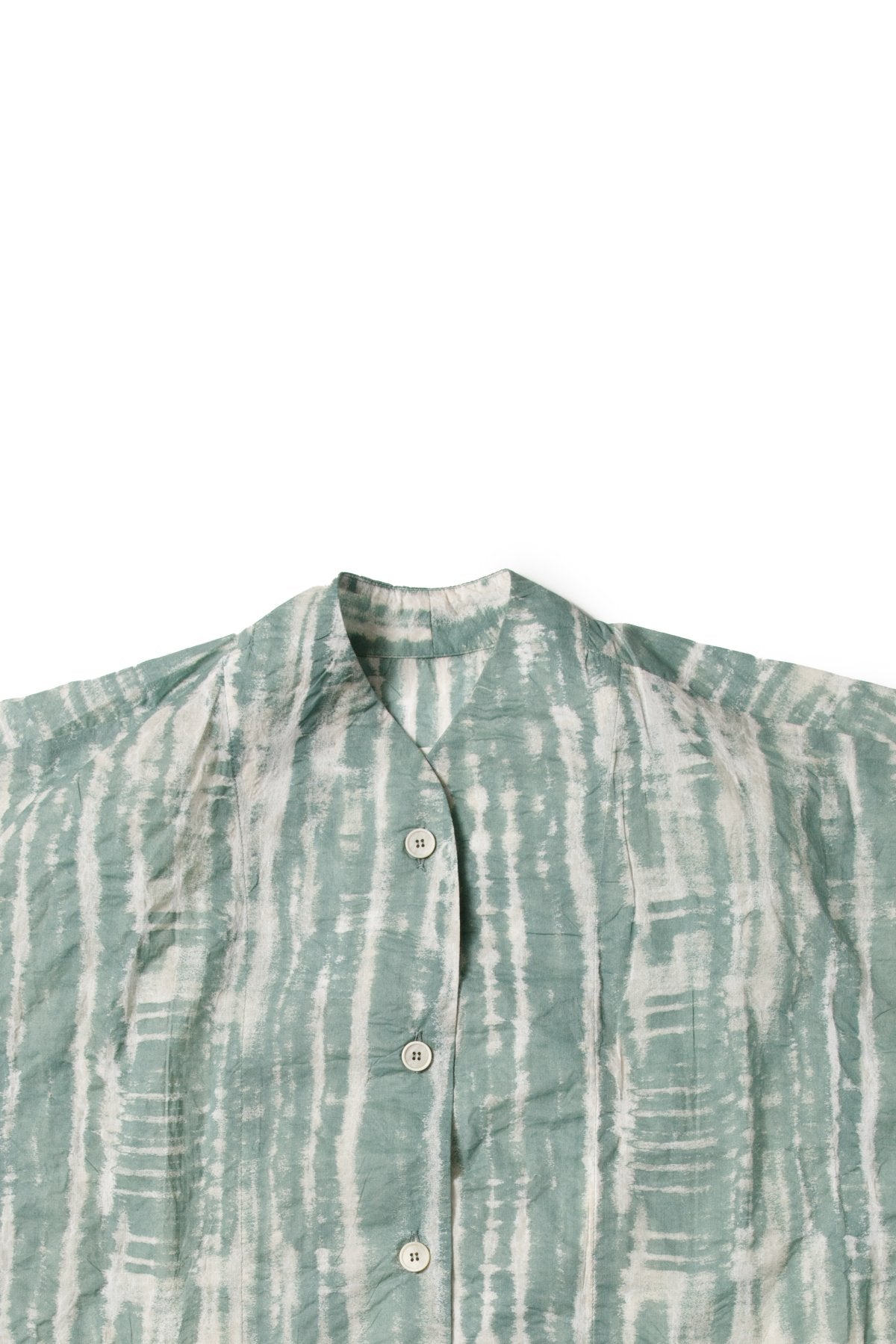 toogood - THE CHANDLER SHIRT - STRIPED ORGANDY SEA GREEN