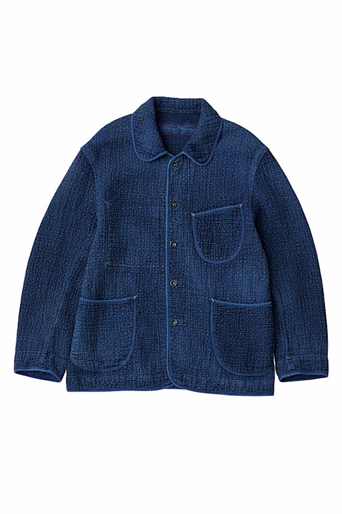 Porter Classic - NEW SASHIKO FRENCH JACKET - BLUE