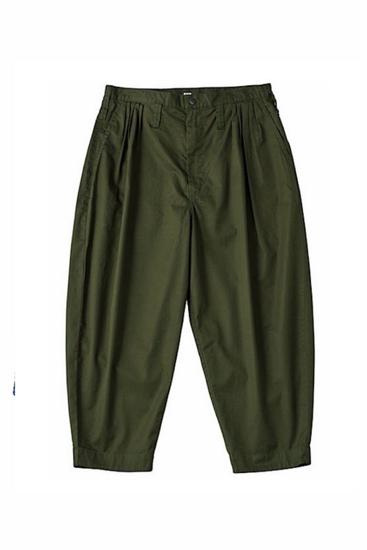 Porter Classic - GABARDINE BEBOP PANTS - OLIVE