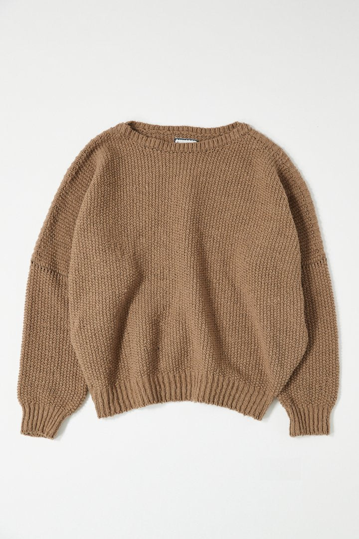 humoresque - MOSS STITCH KNIT - TAUPE