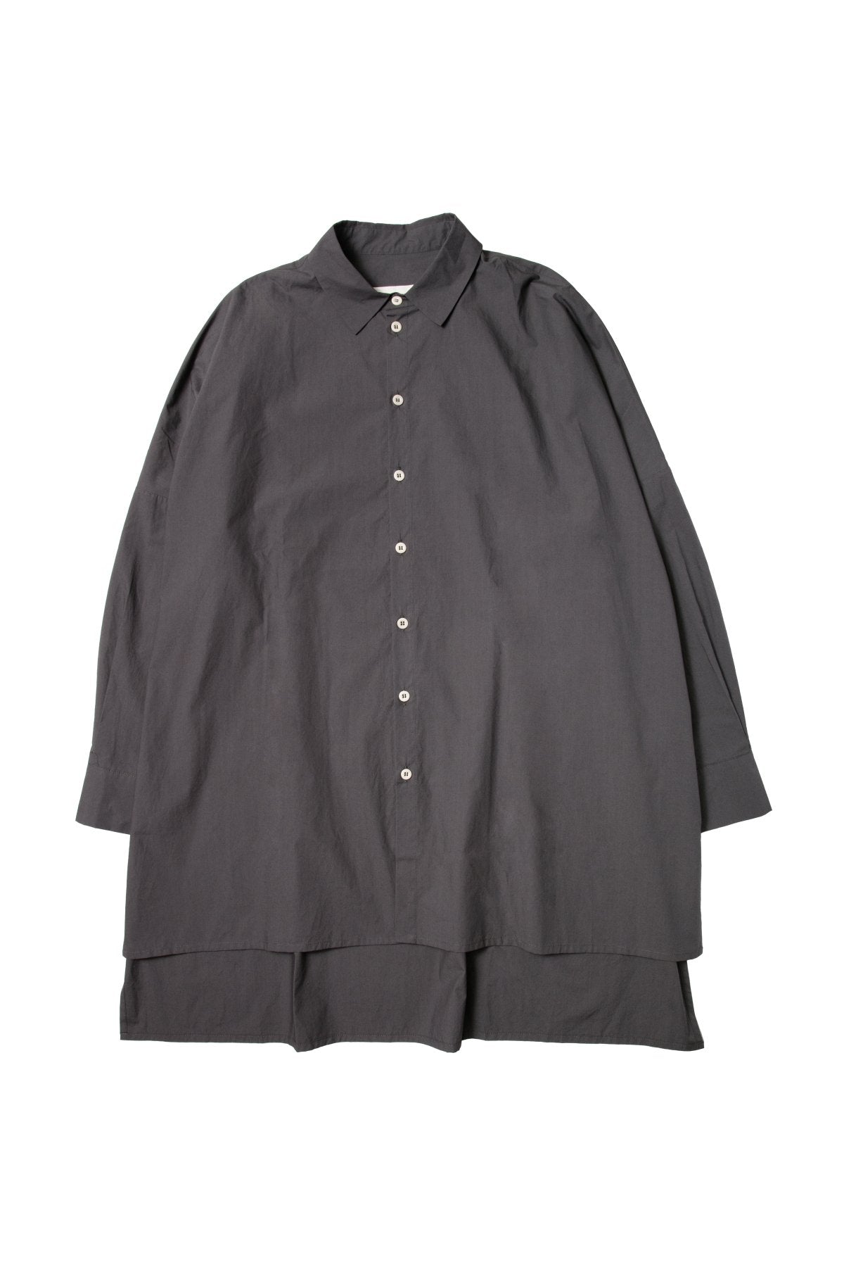 toogood - THE TRAWLERMAN SHIRT - PAPERY COTTON - TAR