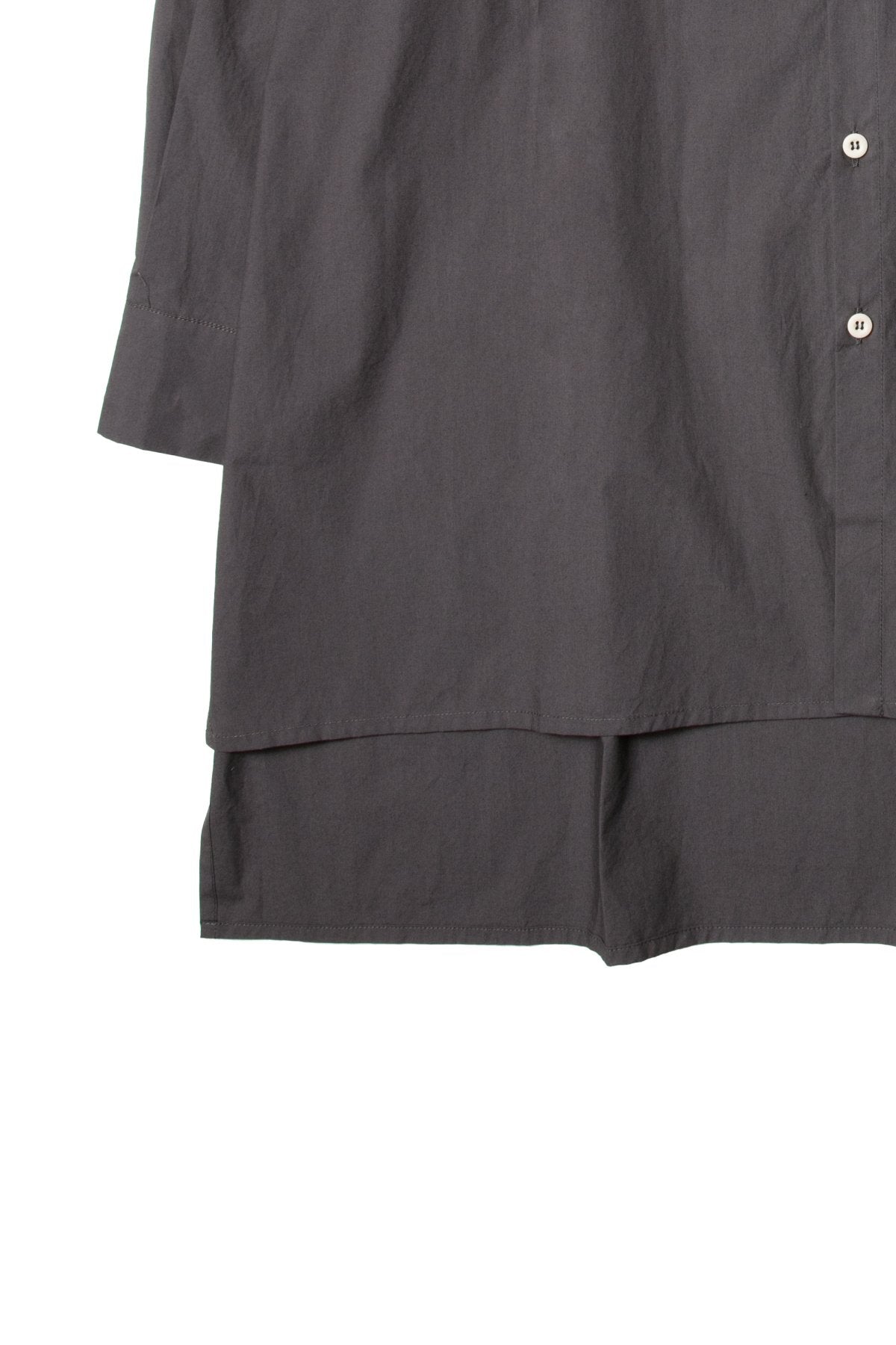 toogood - THE TRAWLERMAN SHIRT - PAPERY COTTON - TAR