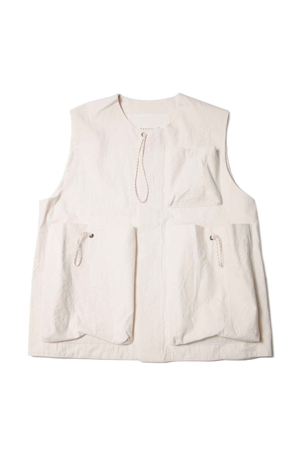 toogood - THE ROPER GILET - MW TEXTURED COTTON - RAW