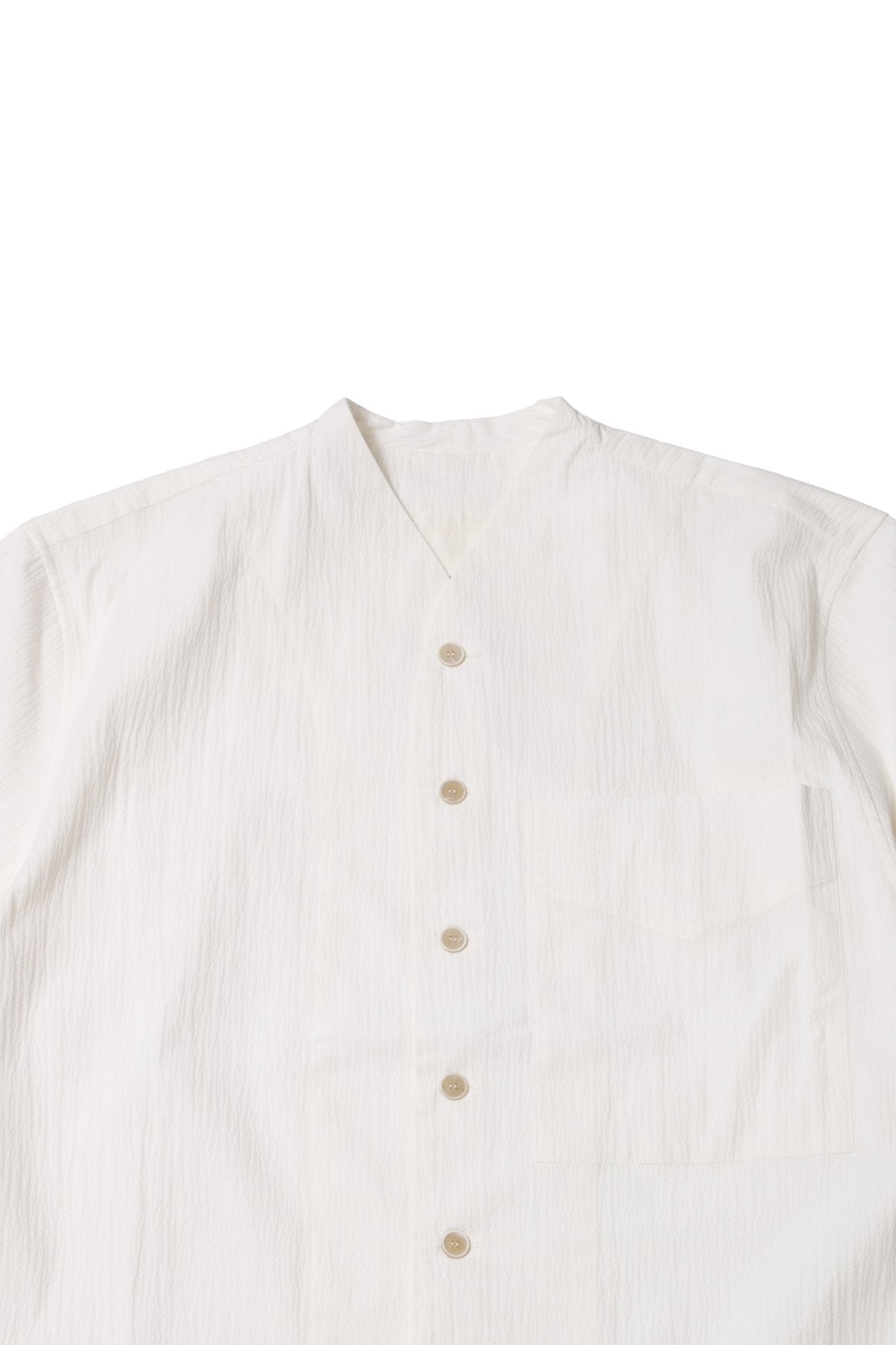 toogood - THE DOCKER SHIRT - CRINKLED COTTON - CHALK