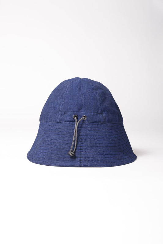 toogood - THE TRAWLERMAN HAT - TEXTURED TWILL - WORK BLUE