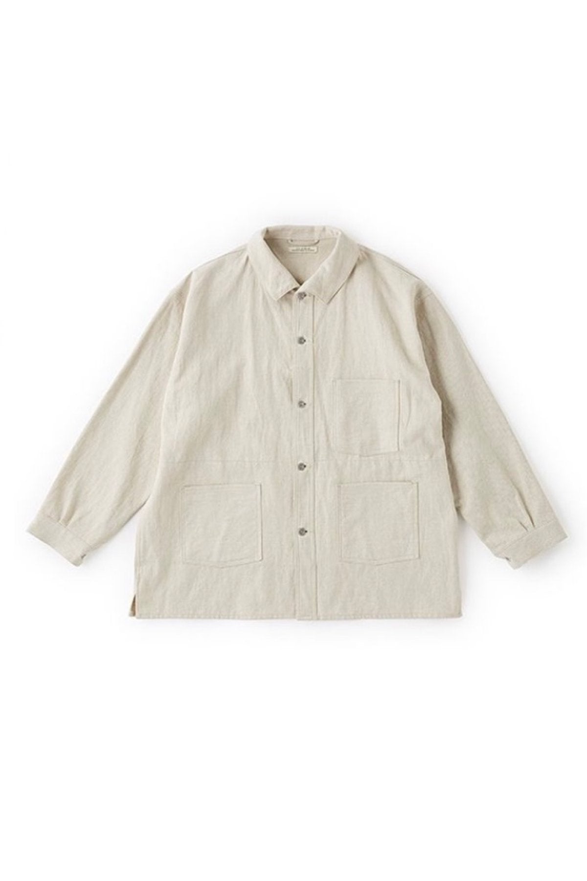 OLD JOE - CAMP COLLAR MOULDER JACKET - BONE