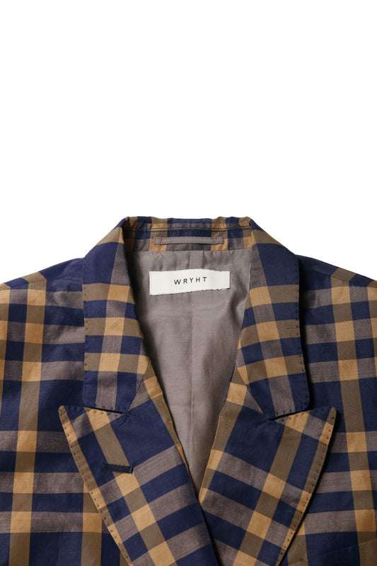 WRYHT - SIDE SLIT SWING JACKET - PLAID