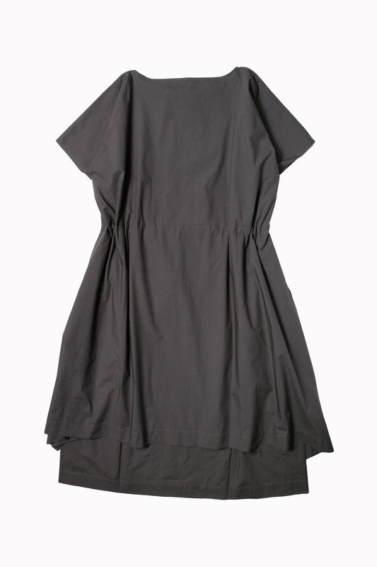 toogood - THE SWIMMER DRESS - PAPERY COTTON - TAR