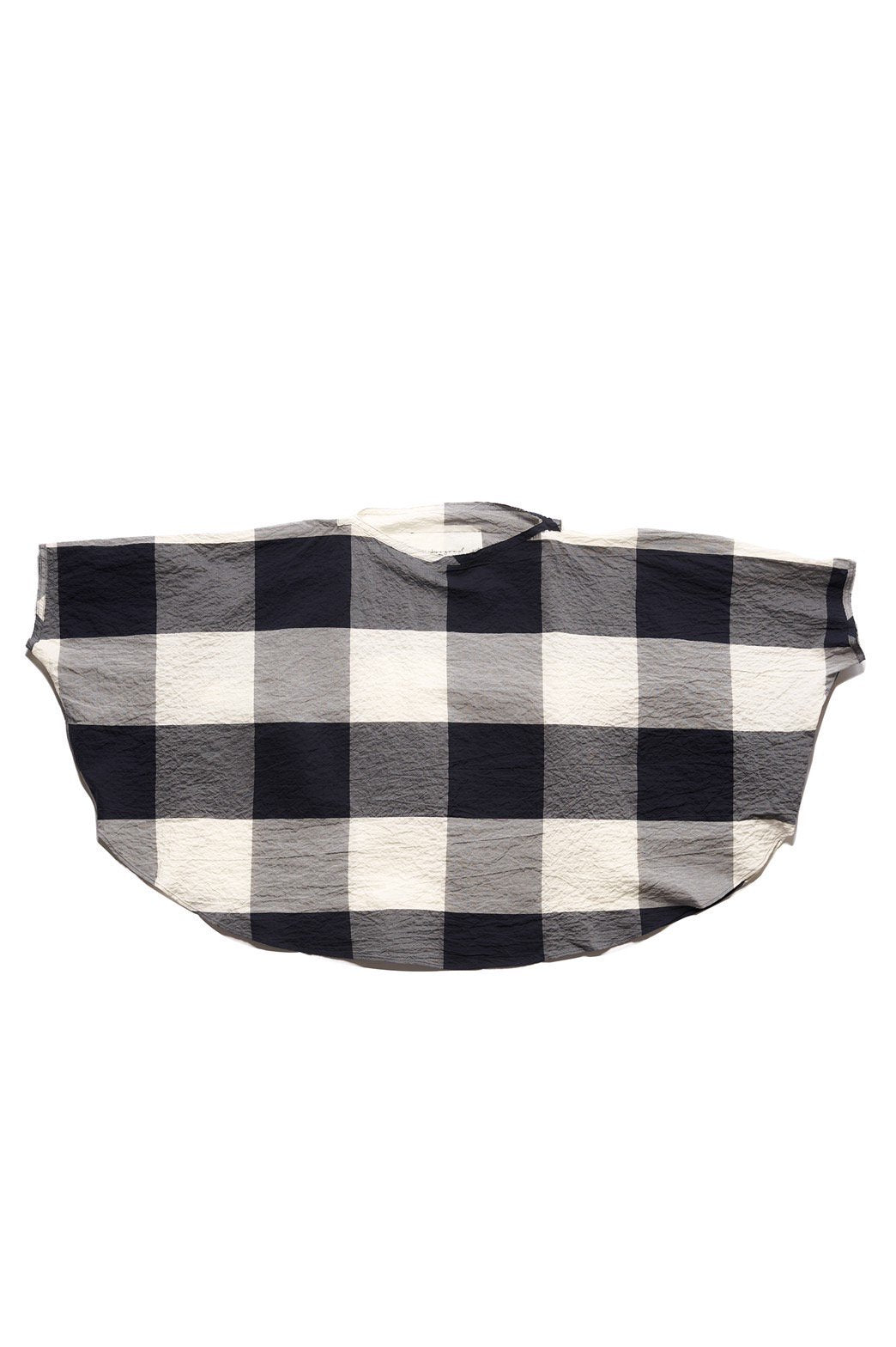 toogood - THE SEAFARER TOP - GIANT GINGHAM - RAW/FLINT