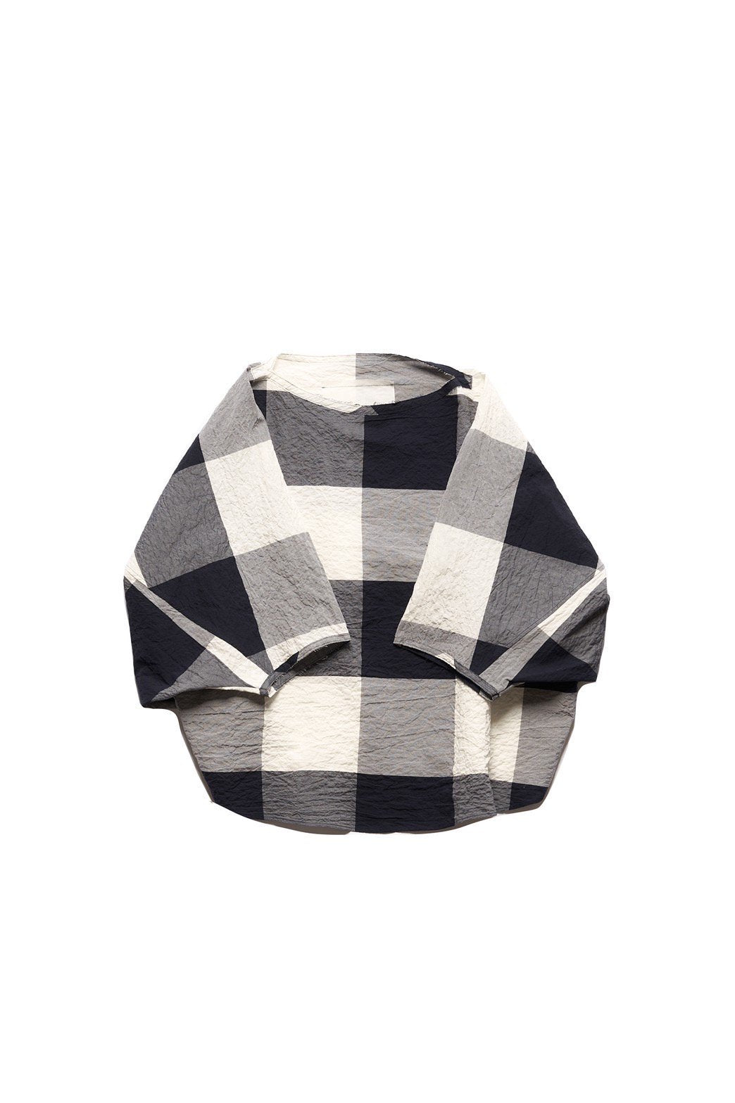 toogood - THE SEAFARER TOP - GIANT GINGHAM - RAW/FLINT