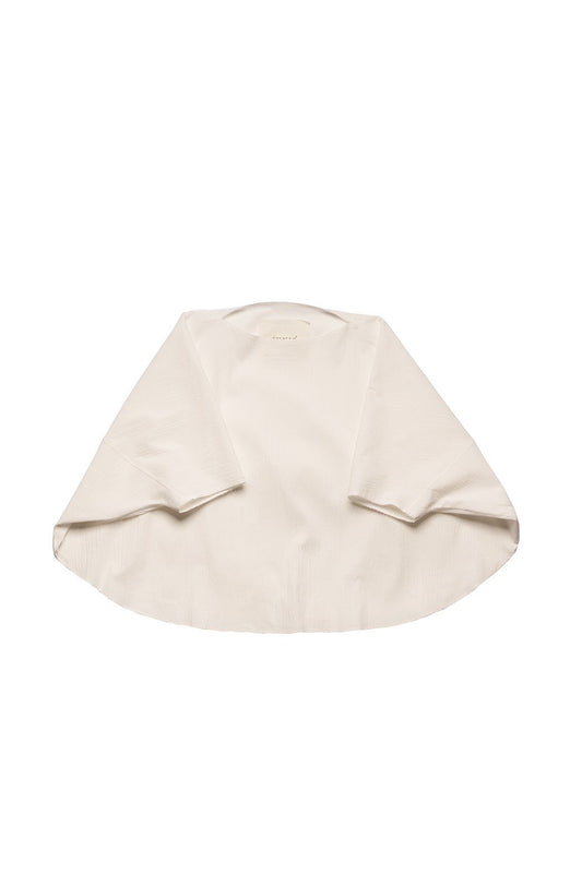 toogood - THE SEAFARER TOP - CRINKLED COTTON - CHALK