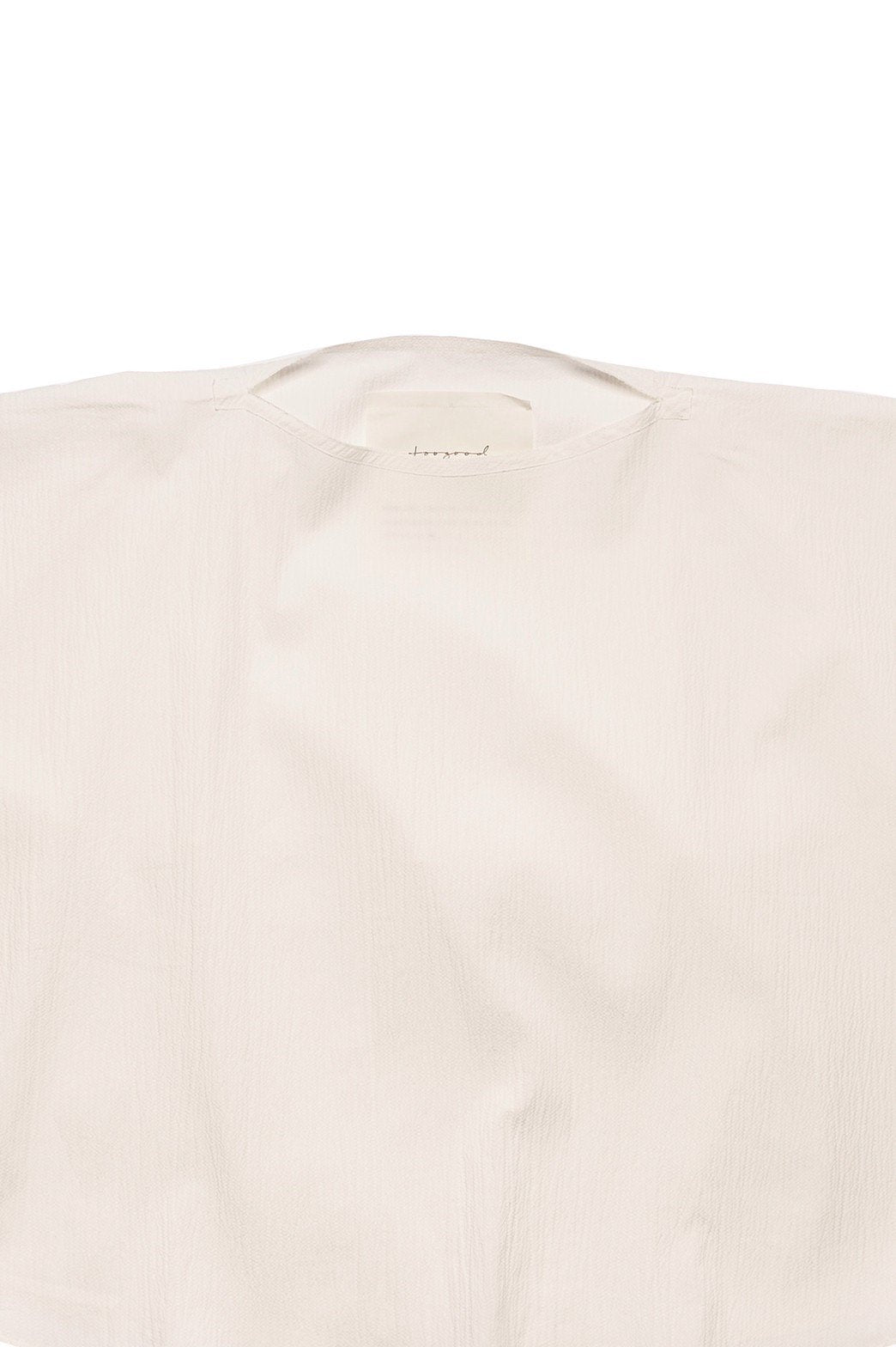 toogood - THE SEAFARER TOP - CRINKLED COTTON - CHALK