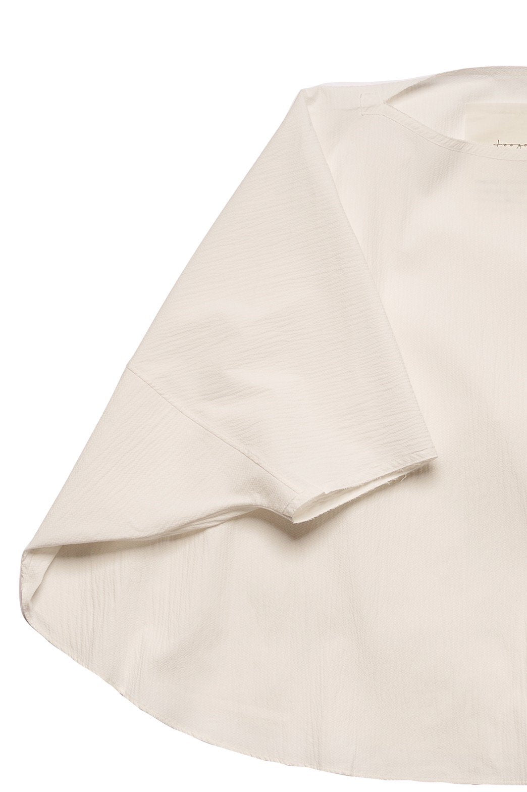 toogood - THE SEAFARER TOP - CRINKLED COTTON - CHALK