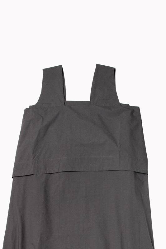 toogood - THE BASKETMAKER DRESS - PAPERY COTTON - TAR