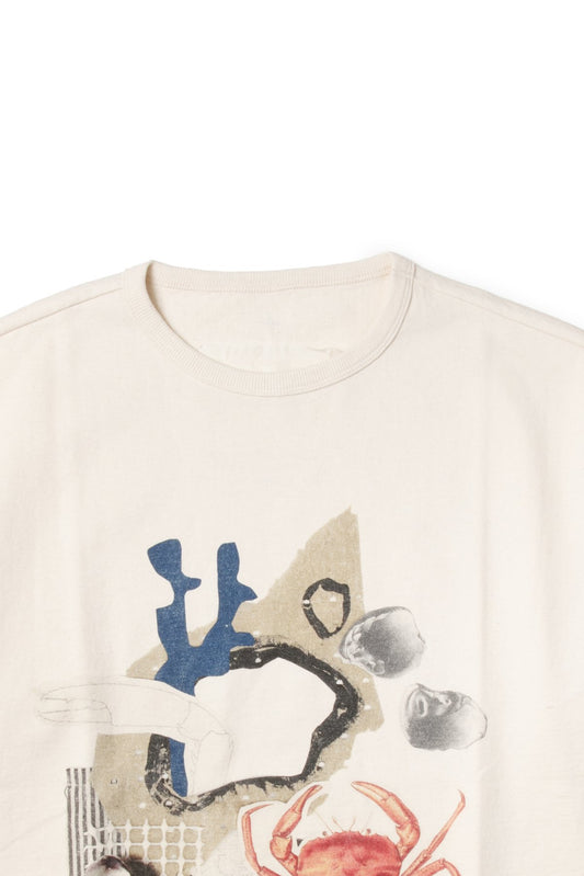 toogood - THE BOSUN T-SHIRT - CRAB COLLAGE